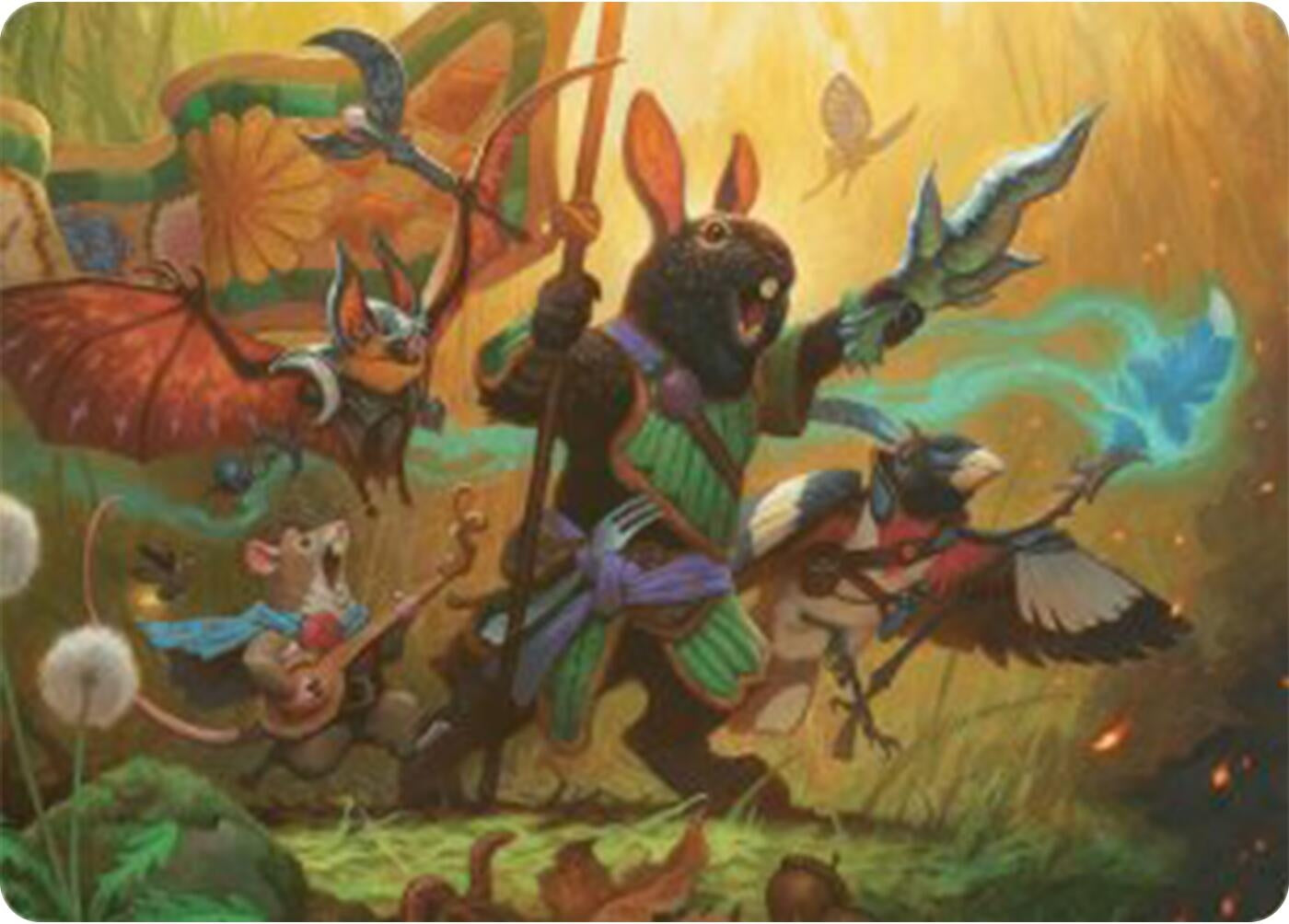 Image for Valley Questcaller Art Card (4) (Art Series: Bloomburrow) - Magic: The Gathering