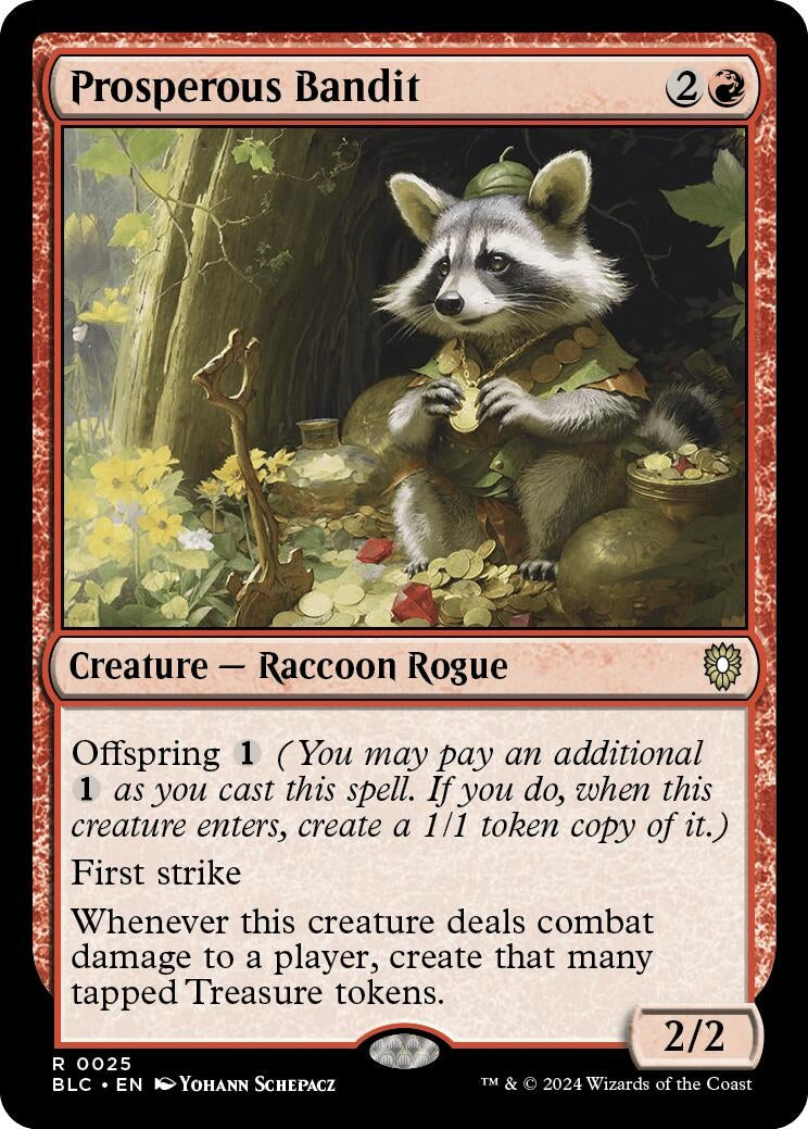 Image for Prosperous Bandit (25) (Commander: Bloomburrow) - Magic: The Gathering