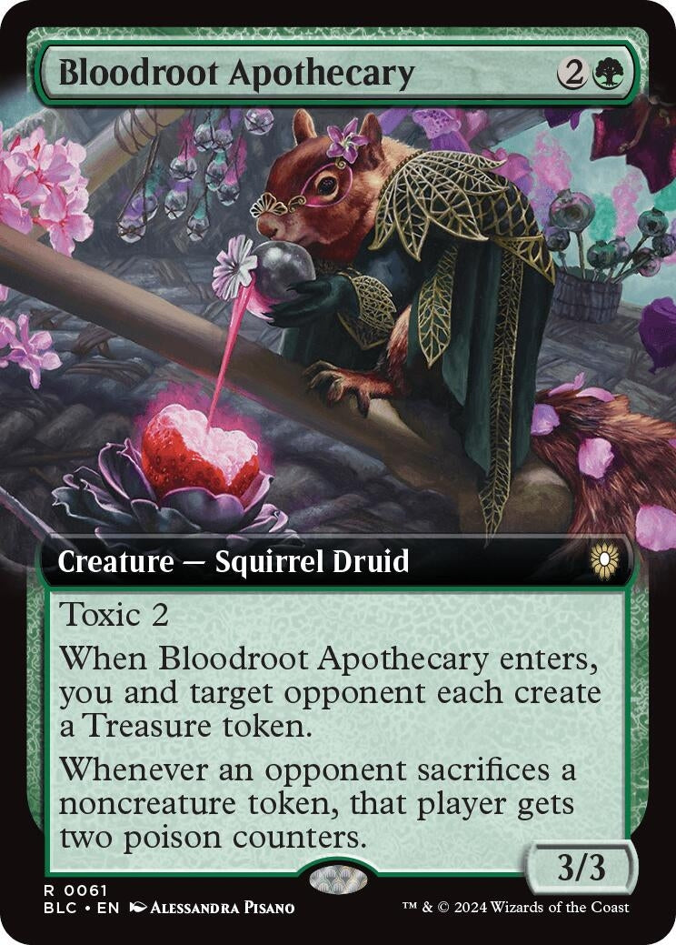 Image for Bloodroot Apothecary (Extended Art) (61) (Commander: Bloomburrow) - Magic: The Gathering