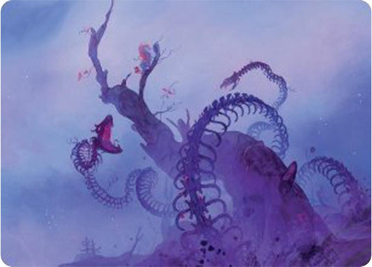 Image for Coiling Rebirth Art Card (44) (Art Series: Bloomburrow) - Magic: The Gathering