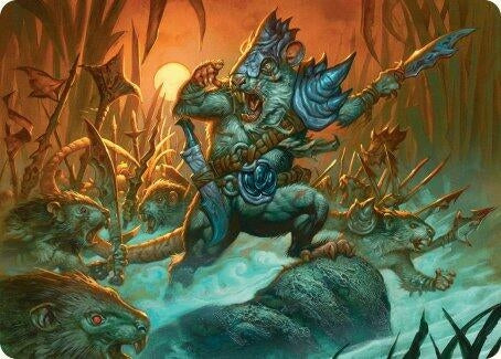 Image for Persistent Marshstalker Art Card (14) (Art Series: Bloomburrow) - Magic: The Gathering