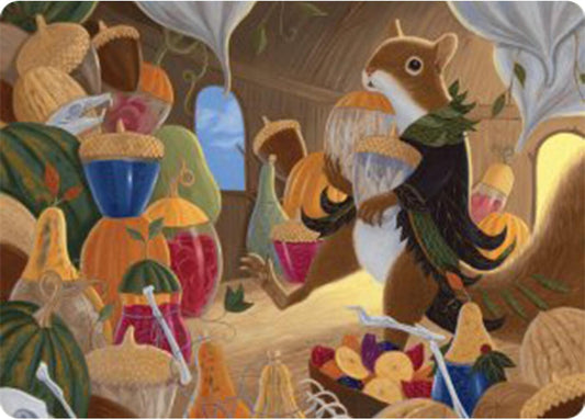 Image for Stocking the Pantry Art Card (24) (Art Series: Bloomburrow) - Magic: The Gathering