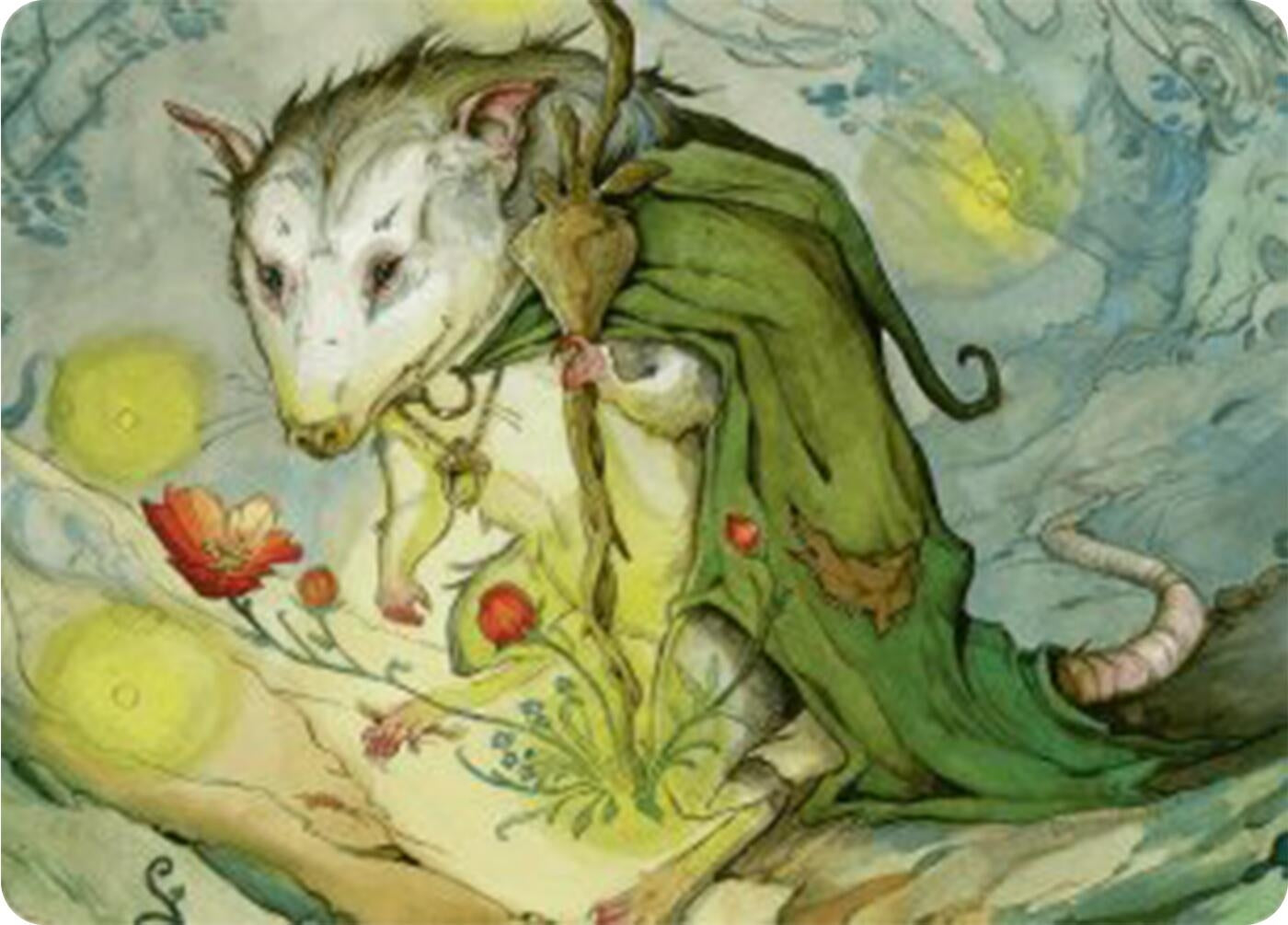 Image for Tender Wildguide Art Card (34) (Art Series: Bloomburrow) - Magic: The Gathering