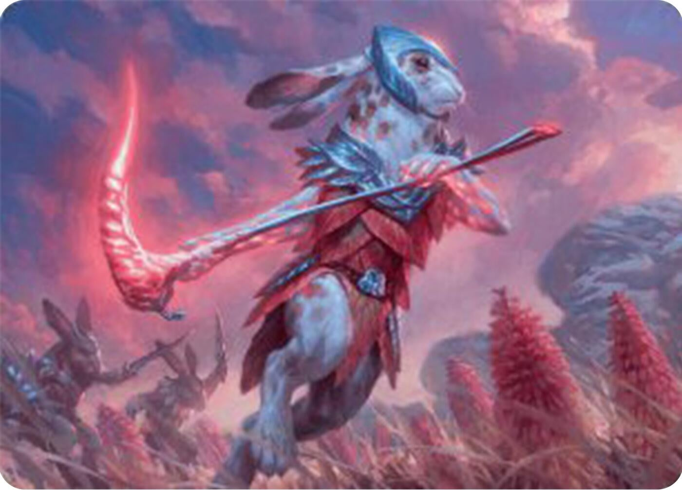 Image for Baylen, the Haymaker Art Card (25) (Art Series: Bloomburrow) - Magic: The Gathering