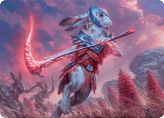Image for Baylen, the Haymaker Art Card (25) (Art Series: Bloomburrow) - Magic: The Gathering