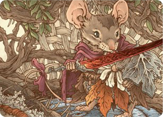 Image for Mabel, Heir to Cragflame Art Card (45) (Art Series: Bloomburrow) - Magic: The Gathering