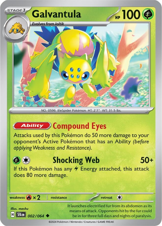 Image for Galvantula (002/064) (SV: Shrouded Fable) - Pokemon