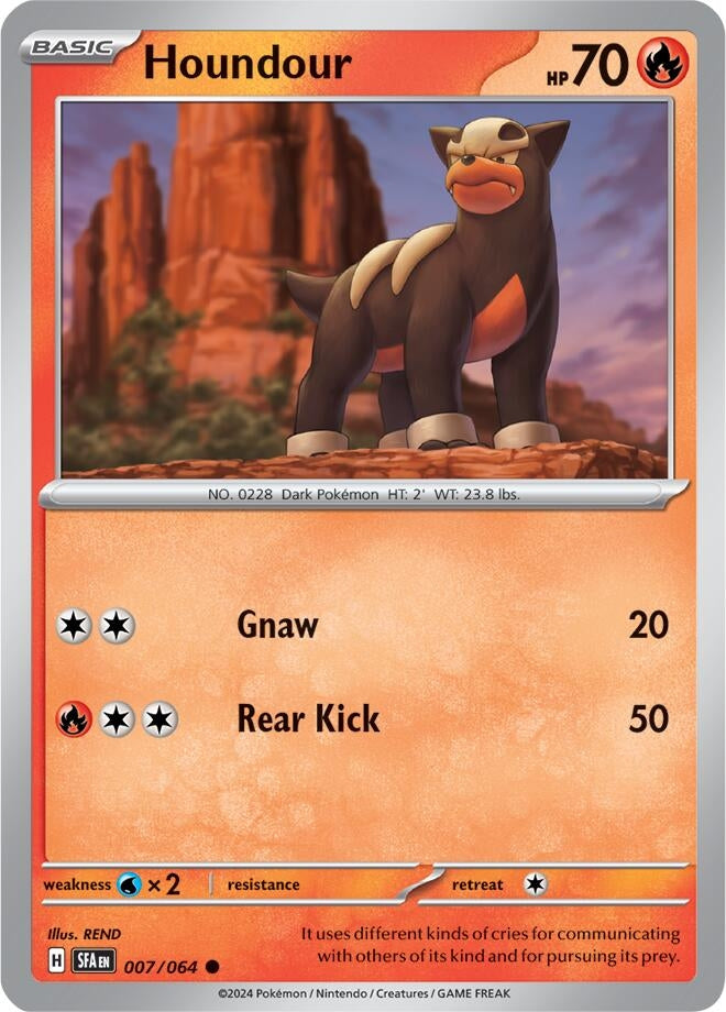 Image for Houndour (007/064) (SV: Shrouded Fable) - Pokemon