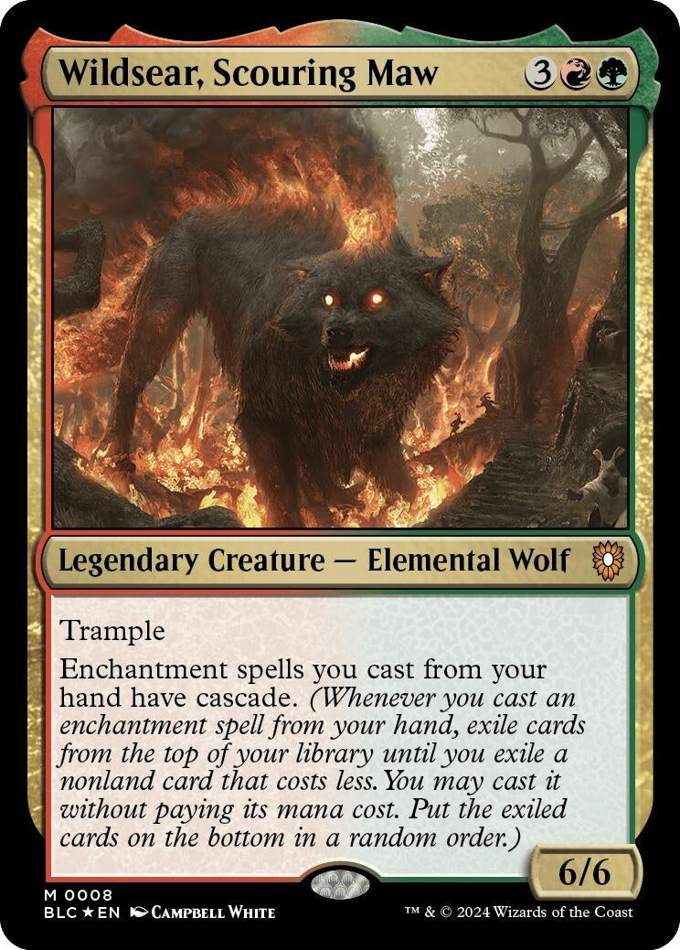 Image for Wildsear, Scouring Maw (8) (Commander: Bloomburrow) - Magic: The Gathering