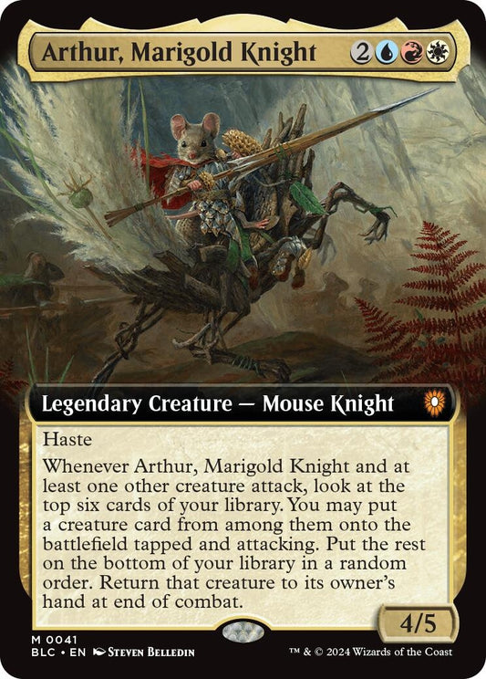 Image for Arthur, Marigold Knight (Extended Art) (41) (Commander: Bloomburrow) - Magic: The Gathering