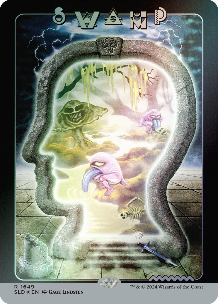 Image for Swamp (1649) (Rainbow Foil) (1649) (Secret Lair Drop Series) - Magic: The Gathering