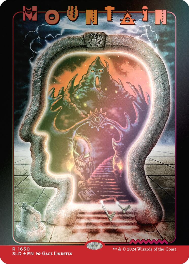 Image for Mountain (1650) (Rainbow Foil) (1650) (Secret Lair Drop Series) - Magic: The Gathering