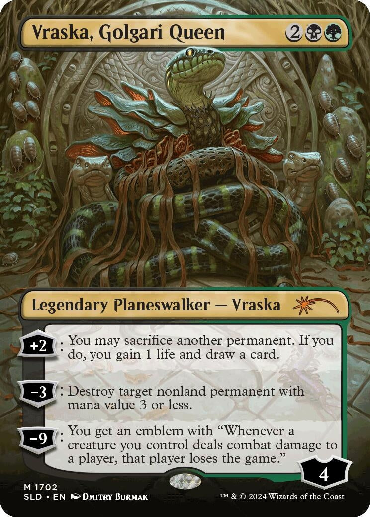 Image for Vraska, Golgari Queen (1702) (1702) (Secret Lair Drop Series) - Magic: The Gathering