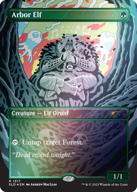 Image for Arbor Elf (Rainbow Foil) (1317) (Secret Lair Drop Series) - Magic: The Gathering