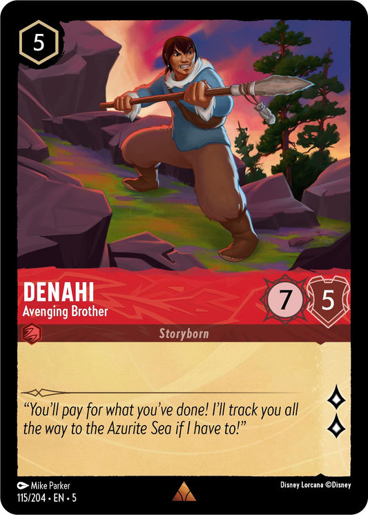 Image for Denahi - Avenging Brother (115/204) (Shimmering Skies) - Disney Lorcana
