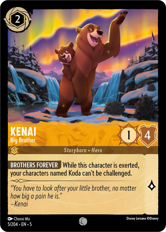 Image for Kenai - Big Brother (5/204) (Shimmering Skies) - Disney Lorcana