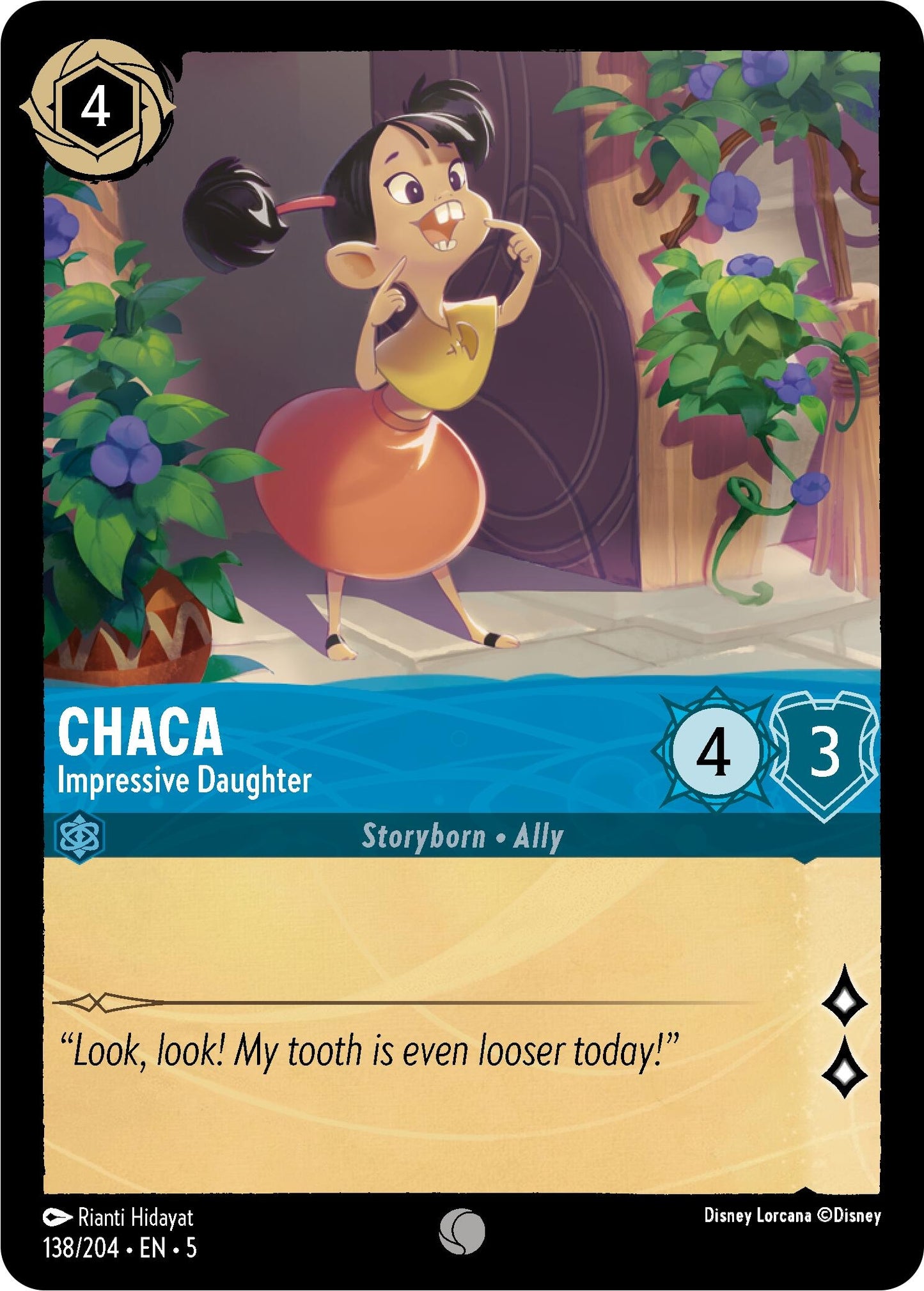 Image for Chaca - Impressive Daughter (138/204) (Shimmering Skies) - Disney Lorcana