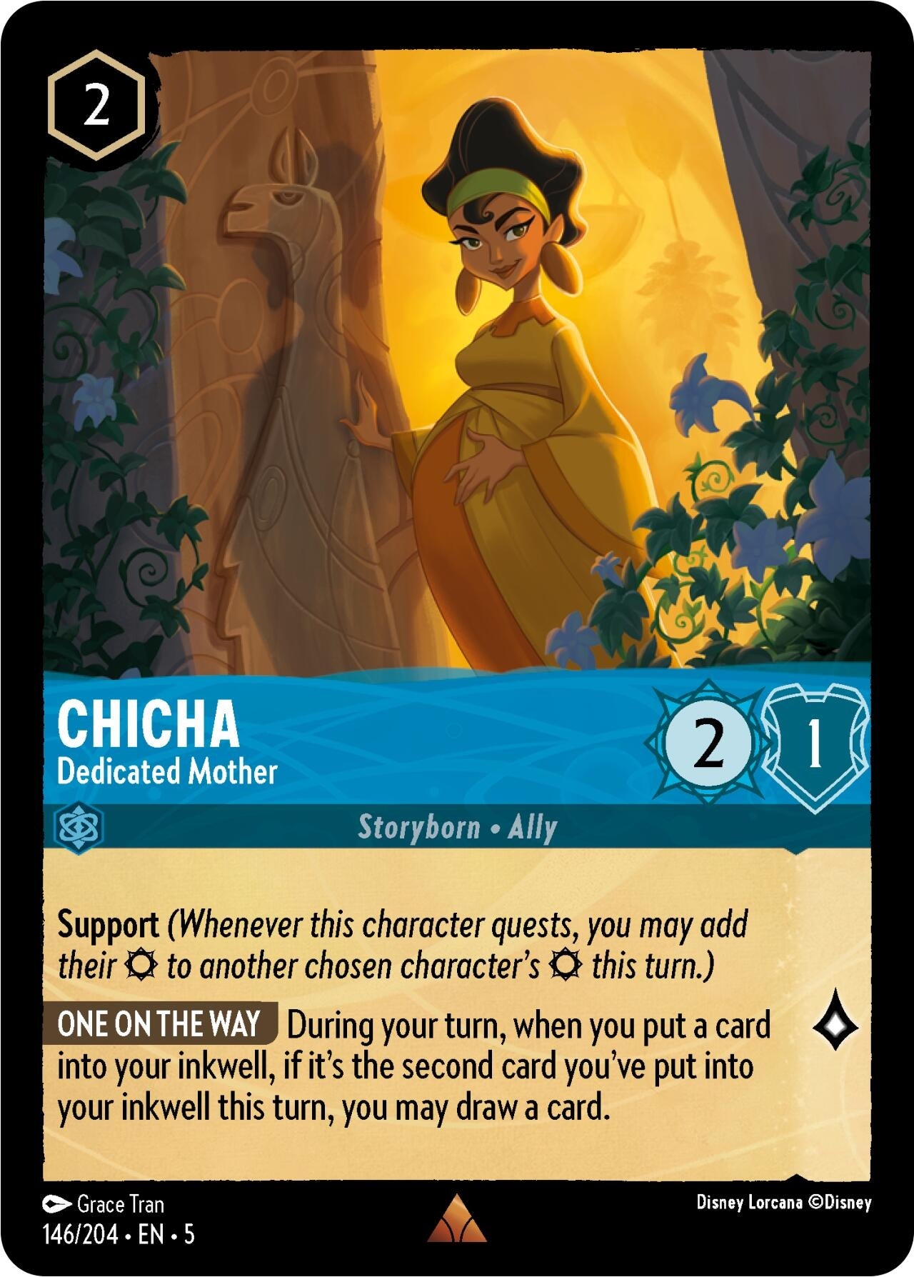 Image for Chicha - Dedicated Mother (146/204) (Shimmering Skies) - Disney Lorcana
