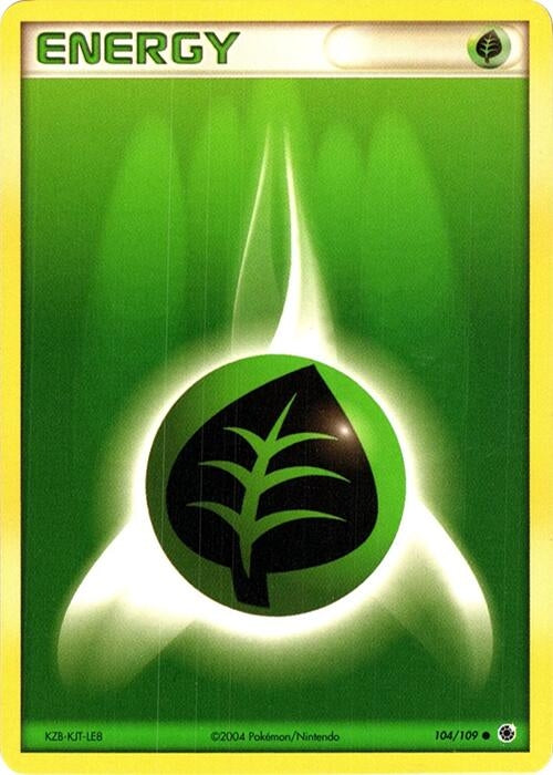Image for Grass Energy - 104/109 (No E-Reader) (104/109) (Deck Exclusives) - Pokemon