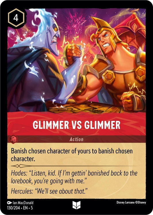 Image for Glimmer vs Glimmer (130/204) (Shimmering Skies) - Disney Lorcana