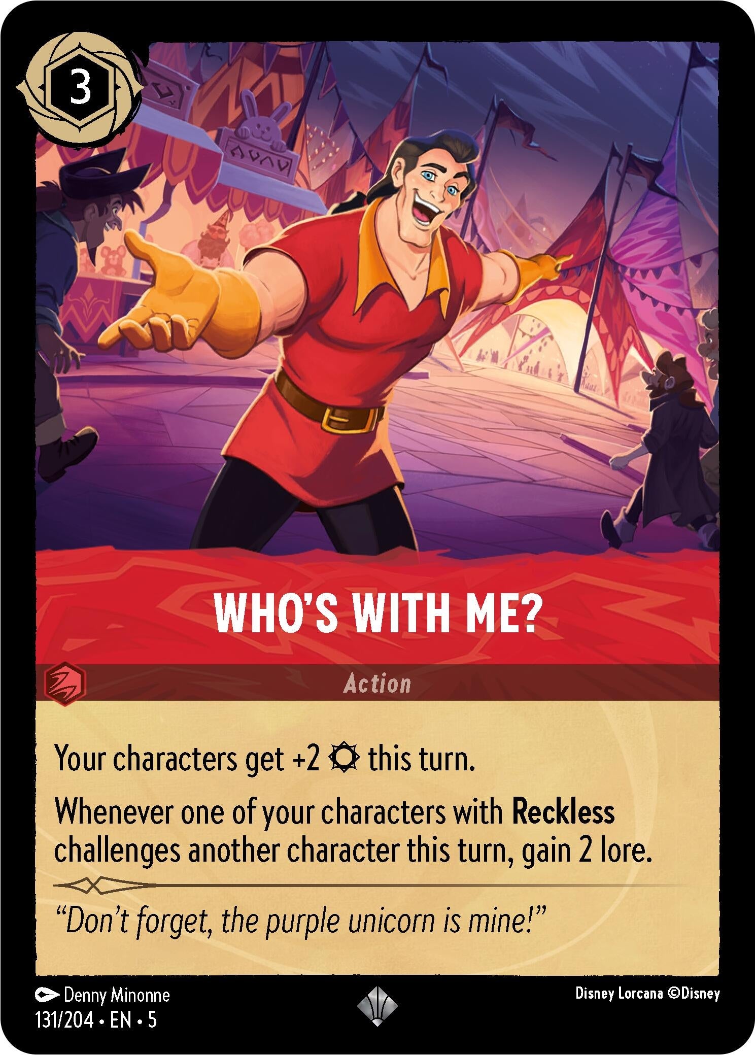 Image for Who's With Me? (131/204) (Shimmering Skies) - Disney Lorcana