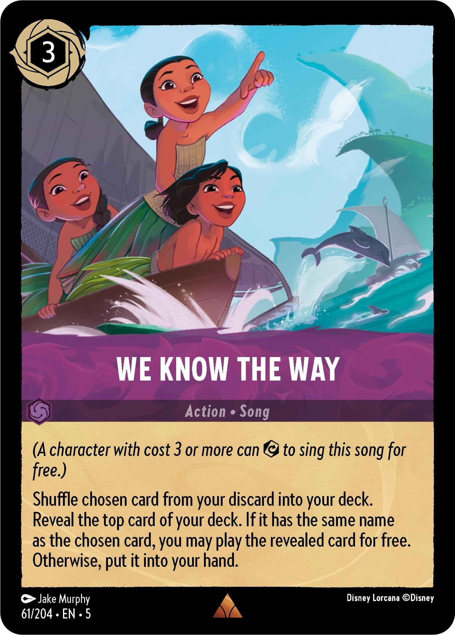 Image for We Know the Way (61/204) (Shimmering Skies) - Disney Lorcana
