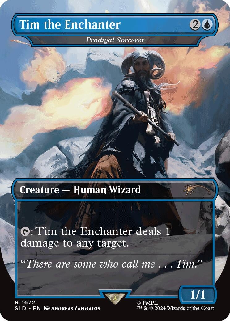 Image for Tim the Enchanter - Prodigal Sorcerer (1672) (Secret Lair Drop Series) - Magic: The Gathering