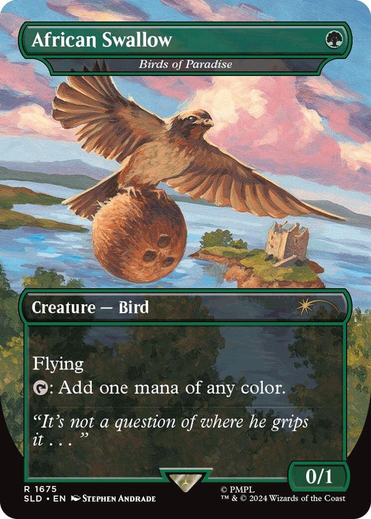 Image for African Swallow - Birds of Paradise (1675) (Secret Lair Drop Series) - Magic: The Gathering