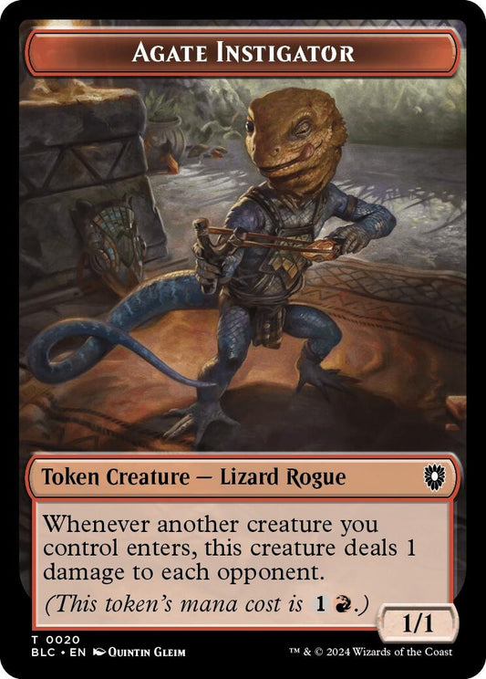 Image for Agate Instigator // Rabbit Double-Sided Token (20 // 3) (Commander: Bloomburrow) - Magic: The Gathering