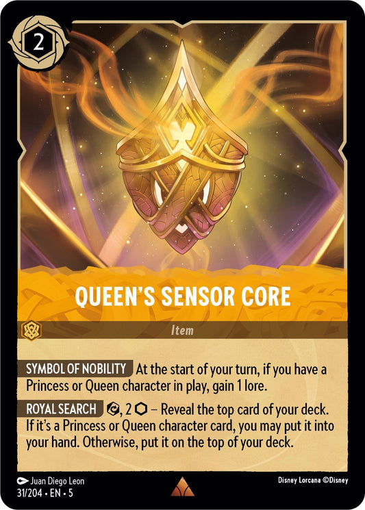 Image for Queen's Sensor Core (31/204) (Shimmering Skies) - Disney Lorcana