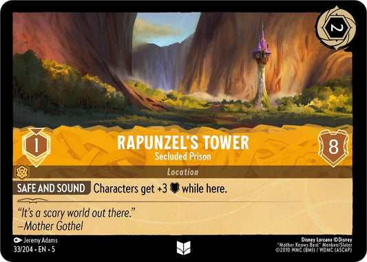 Image for Rapunzel's Tower - Secluded Prison (33/204) (Shimmering Skies) - Disney Lorcana