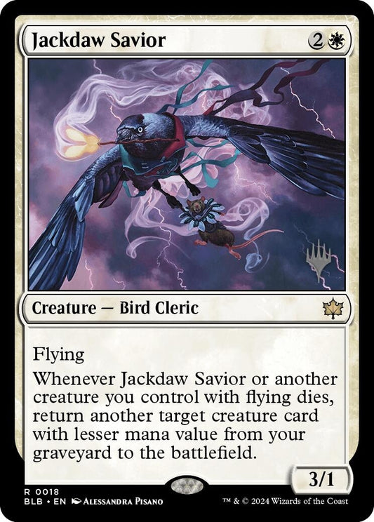Image for Jackdaw Savior (18) (Promo Pack: Bloomburrow) - Magic: The Gathering