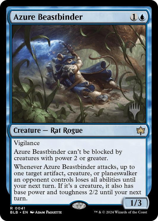 Image for Azure Beastbinder (41) (Promo Pack: Bloomburrow) - Magic: The Gathering