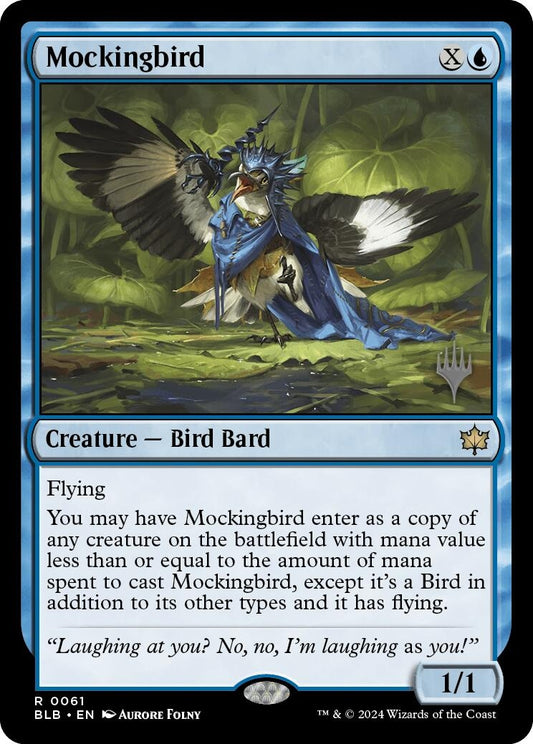Image for Mockingbird (61) (Promo Pack: Bloomburrow) - Magic: The Gathering