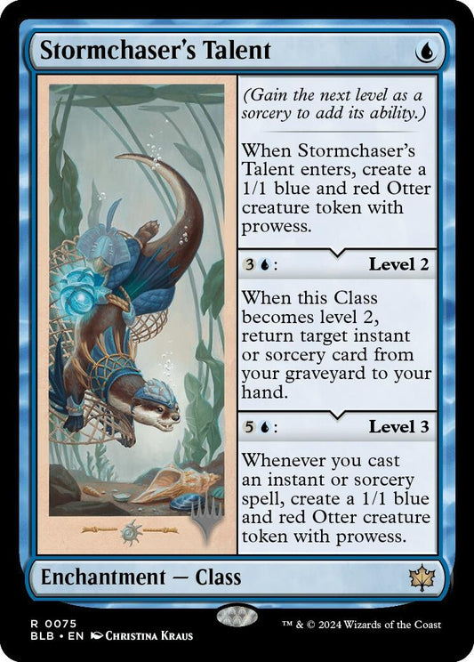 Image for Stormchaser's Talent (75) (Promo Pack: Bloomburrow) - Magic: The Gathering