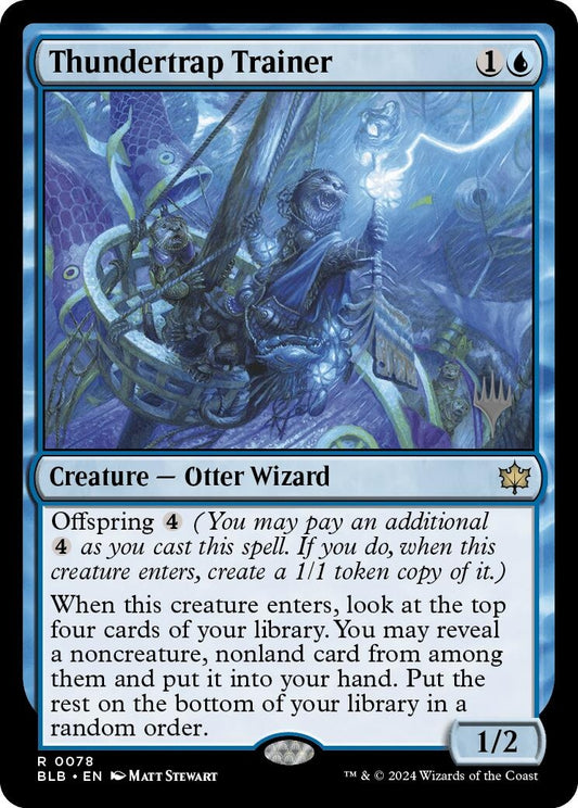 Image for Thundertrap Trainer (78) (Promo Pack: Bloomburrow) - Magic: The Gathering