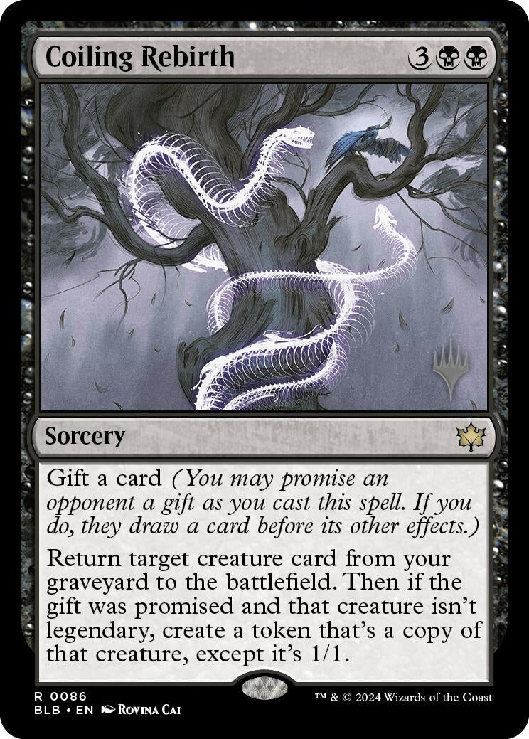 Image for Coiling Rebirth (86) (Promo Pack: Bloomburrow) - Magic: The Gathering