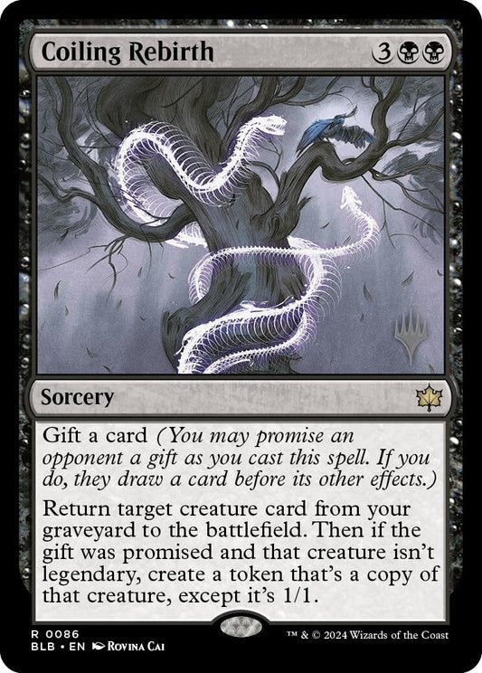 Image for Coiling Rebirth (86) (Promo Pack: Bloomburrow) - Magic: The Gathering
