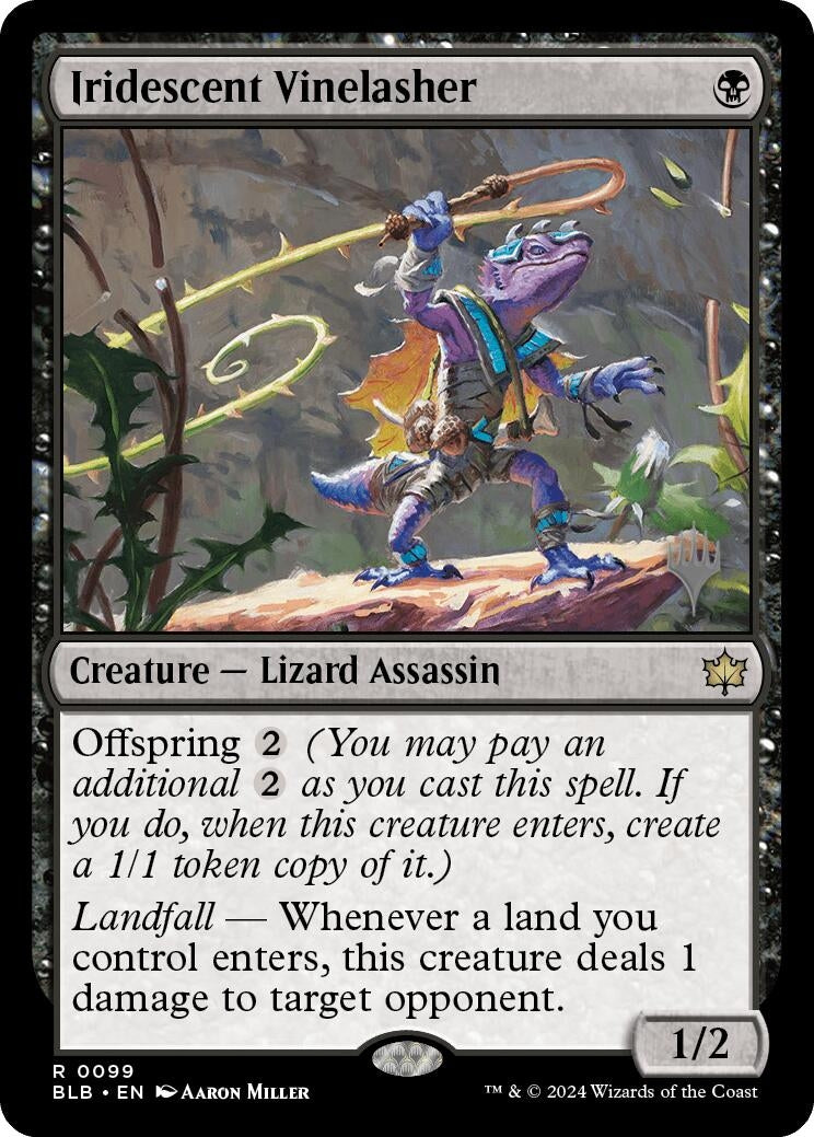 Image for Iridescent Vinelasher (99) (Promo Pack: Bloomburrow) - Magic: The Gathering