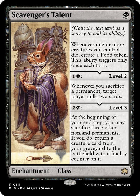 Image for Scavenger's Talent (111) (Promo Pack: Bloomburrow) - Magic: The Gathering