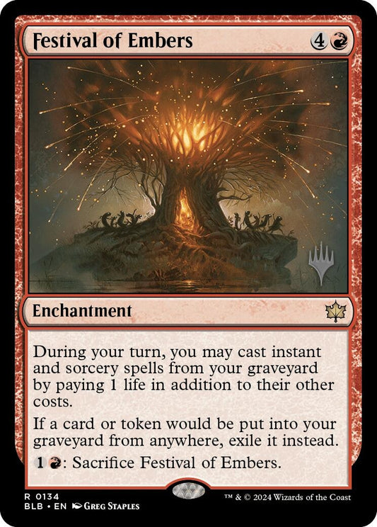 Image for Festival of Embers (134) (Promo Pack: Bloomburrow) - Magic: The Gathering