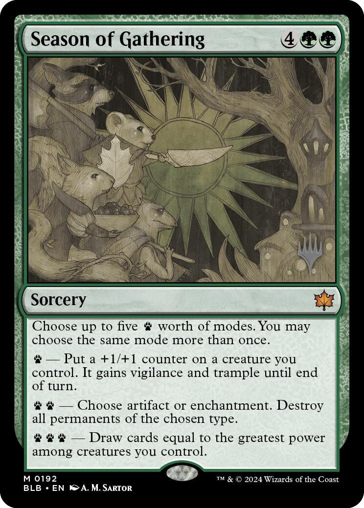 Image for Season of Gathering (192) (Promo Pack: Bloomburrow) - Magic: The Gathering
