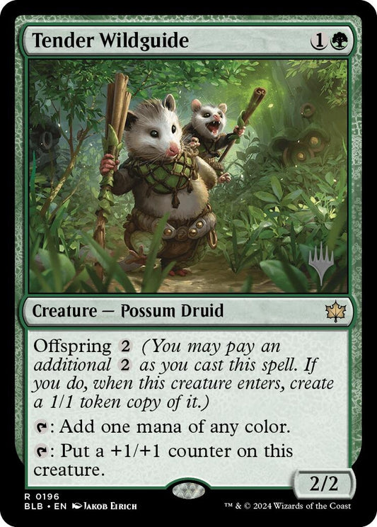 Image for Tender Wildguide (196) (Promo Pack: Bloomburrow) - Magic: The Gathering