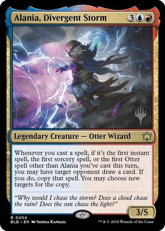 Image for Alania, Divergent Storm (204) (Promo Pack: Bloomburrow) - Magic: The Gathering
