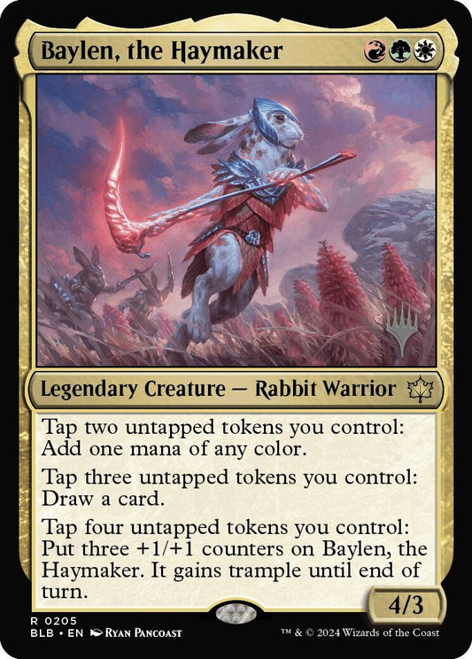 Image for Baylen, the Haymaker (205) (Promo Pack: Bloomburrow) - Magic: The Gathering