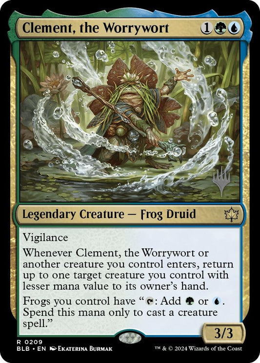 Image for Clement, the Worrywort (209) (Promo Pack: Bloomburrow) - Magic: The Gathering