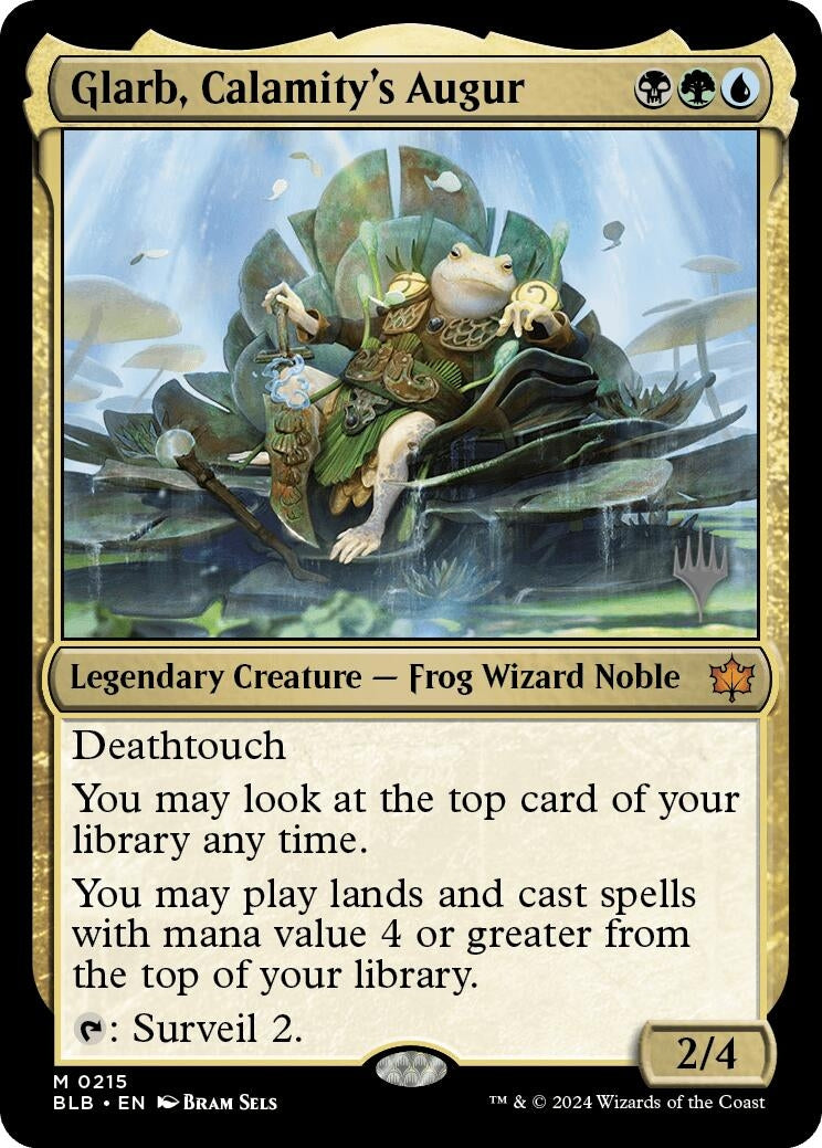 Image for Glarb, Calamity's Augur (215) (Promo Pack: Bloomburrow) - Magic: The Gathering