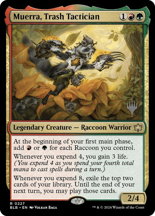 Image for Muerra, Trash Tactician (227) (Promo Pack: Bloomburrow) - Magic: The Gathering