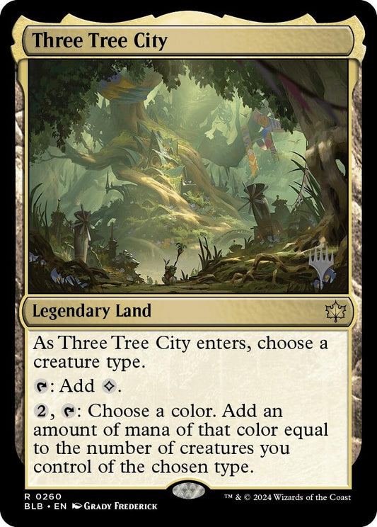 Image for Three Tree City (260) (Promo Pack: Bloomburrow) - Magic: The Gathering