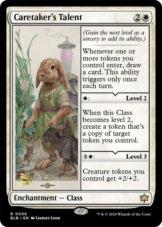 Image for Caretaker's Talent (6) (Prerelease Cards) - Magic: The Gathering
